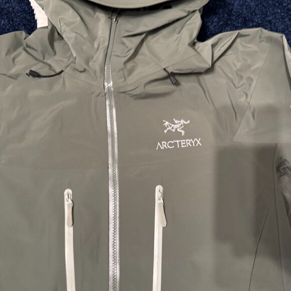 Arcteryx Alpha SV Jacket Sage Green Mens Large - Picture 2 of 4